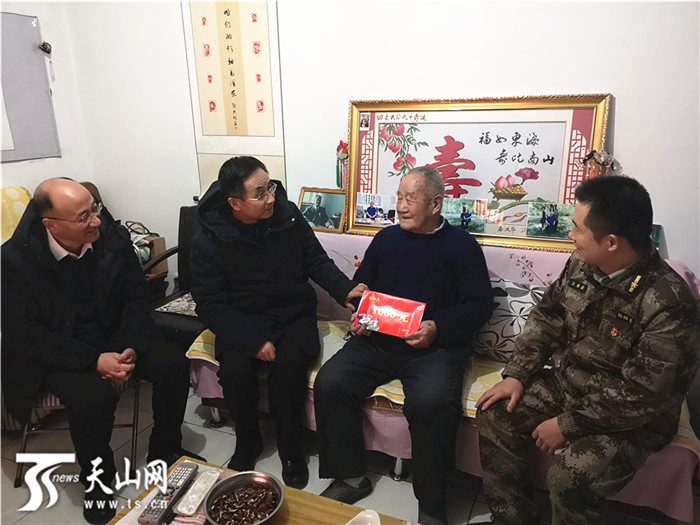 生产建设兵团第十二师222团调研退役军人事务服务工作,222团党委书记