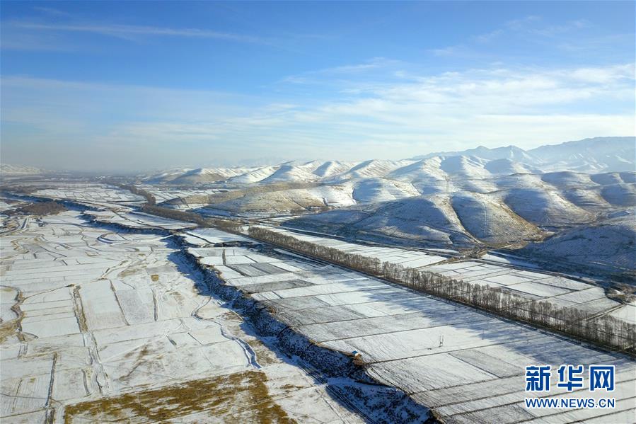 （美丽中国）（4）祁连山下冬景如画