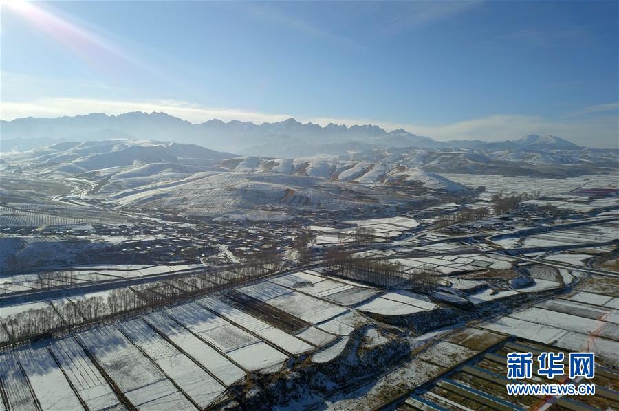 （美丽中国）（5）祁连山下冬景如画