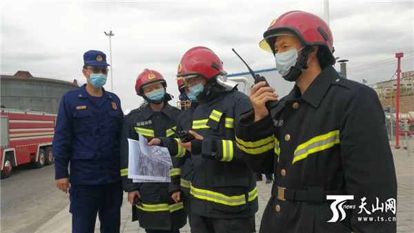 新疆消防救援总队组织开展石油化工企业消防安全专项检查