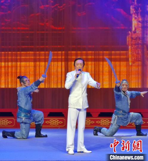 图为“济南二安”诗词京剧演唱会彩排照。济南市京剧院供图